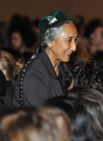 Лидер уйгур Ребия Кадир в журналистском клубе в Австралии рассказывает о политике подавления нацменьшинств китайской компартией. 11 августа 2009 год. Фото: AFP