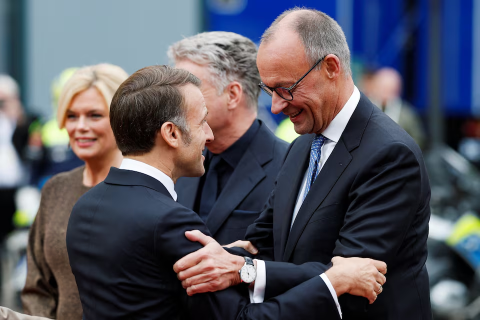 Макрон і Мерц закликали проявити рішучість у боротьбі з «темною просвітою» авторитаризму