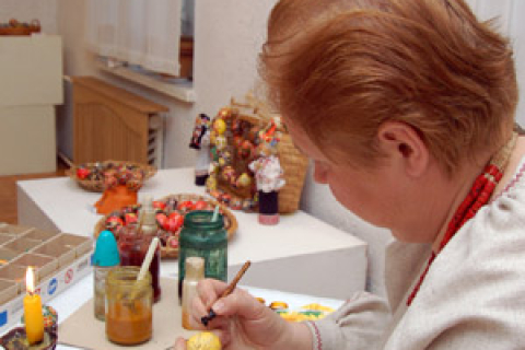 В Киеве открылась выставка крашенок (фотообзор)